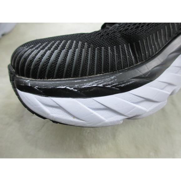 HOKA One One Bondi 7 Women's Running Shoes Size 9D Wide Sneakers Black White - Picture 16 of 16